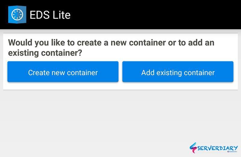 Import an existing VeraCrypt container on Android